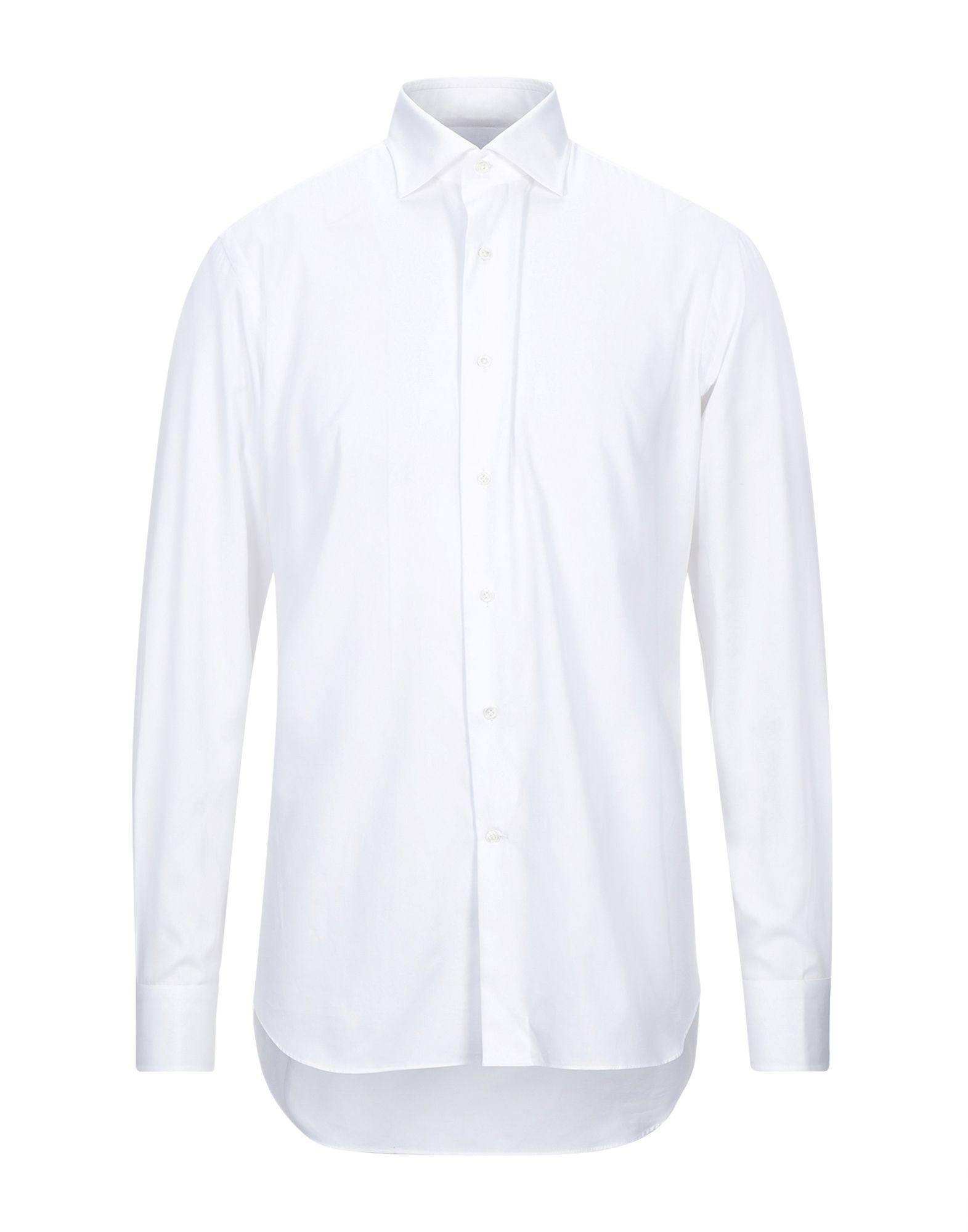 《セール開催中》ALESSANDRO GHERARDI メンズ シャツ ホワイト 41 コットン 100%