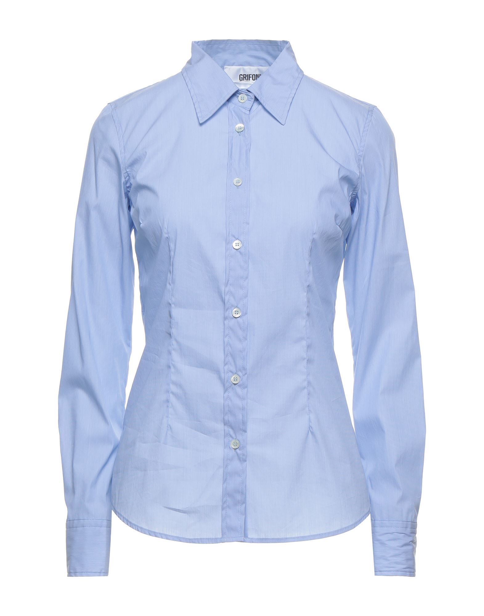 Mauro Grifoni Shirts In Sky Blue