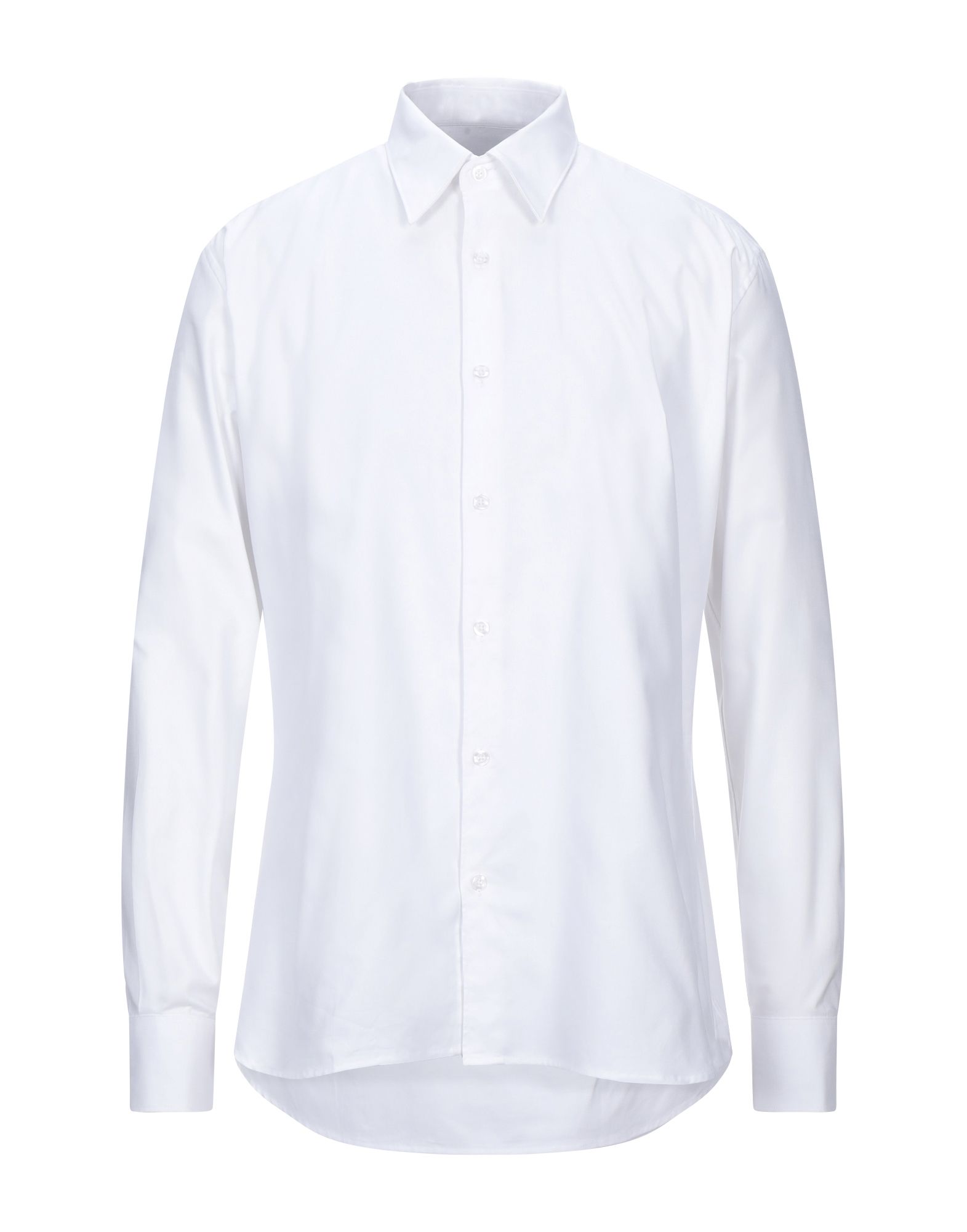 《セール開催中》DOMENICO TAGLIENTE メンズ シャツ ホワイト 42 コットン 100%