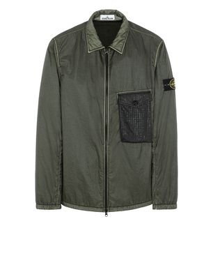 Stone island lamy flock sales jacket olive