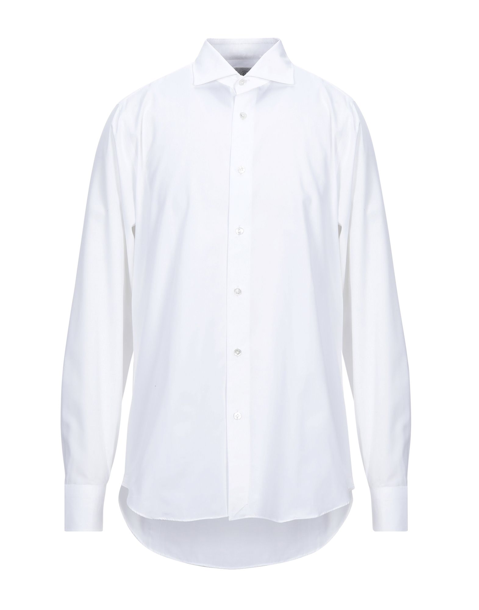 《セール開催中》MASSIMO LA PORTA メンズ シャツ ホワイト 43 コットン 100%