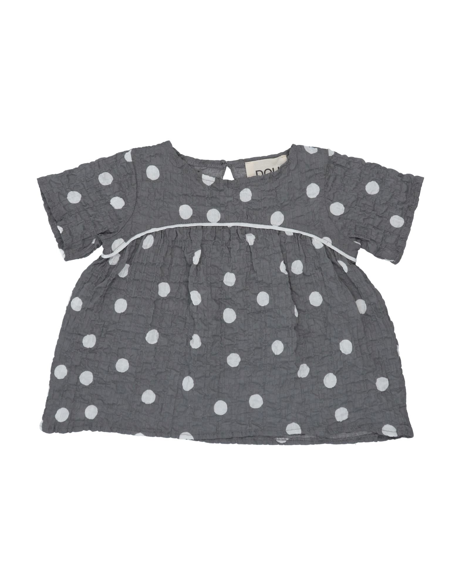 Shop Douuod Toddler Girl Top Lead Size 6 Cotton, Elastane In Grey