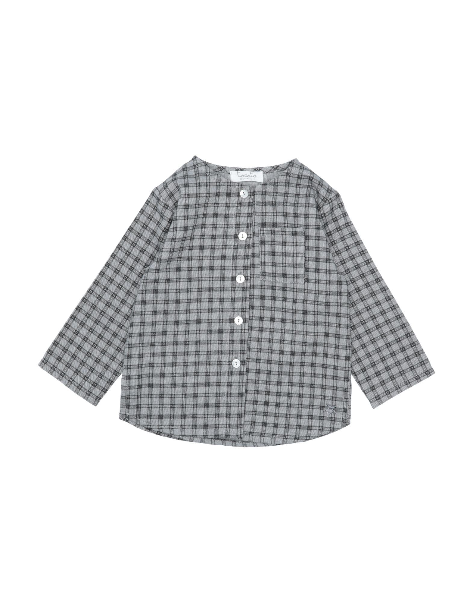 Tocoto Vintage Kids' Shirts In Grey