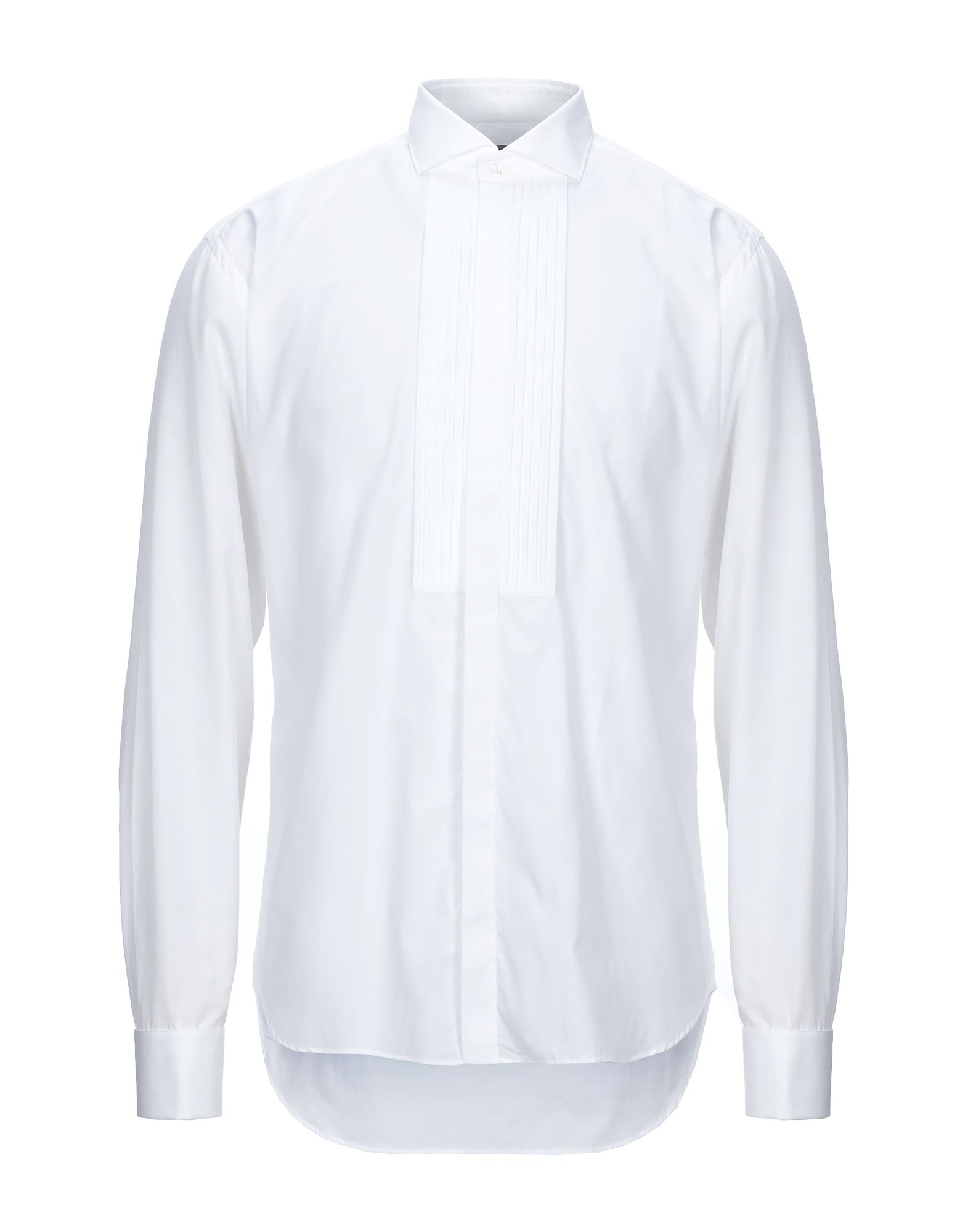 《セール開催中》CC COLLECTION CORNELIANI メンズ シャツ ホワイト 41 コットン 100%