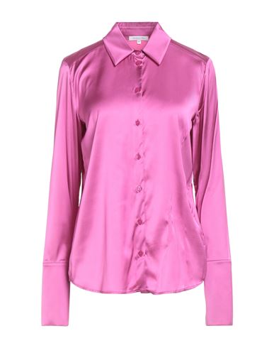 Patrizia Pepe Woman Shirt Fuchsia Size 6 Viscose, Polyamide, Elastane