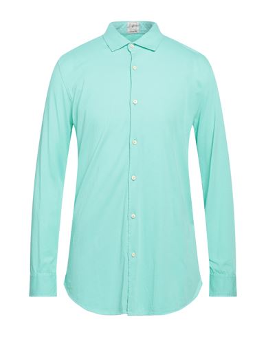 Drumohr Man Shirt Light Green Size 3xl Cotton