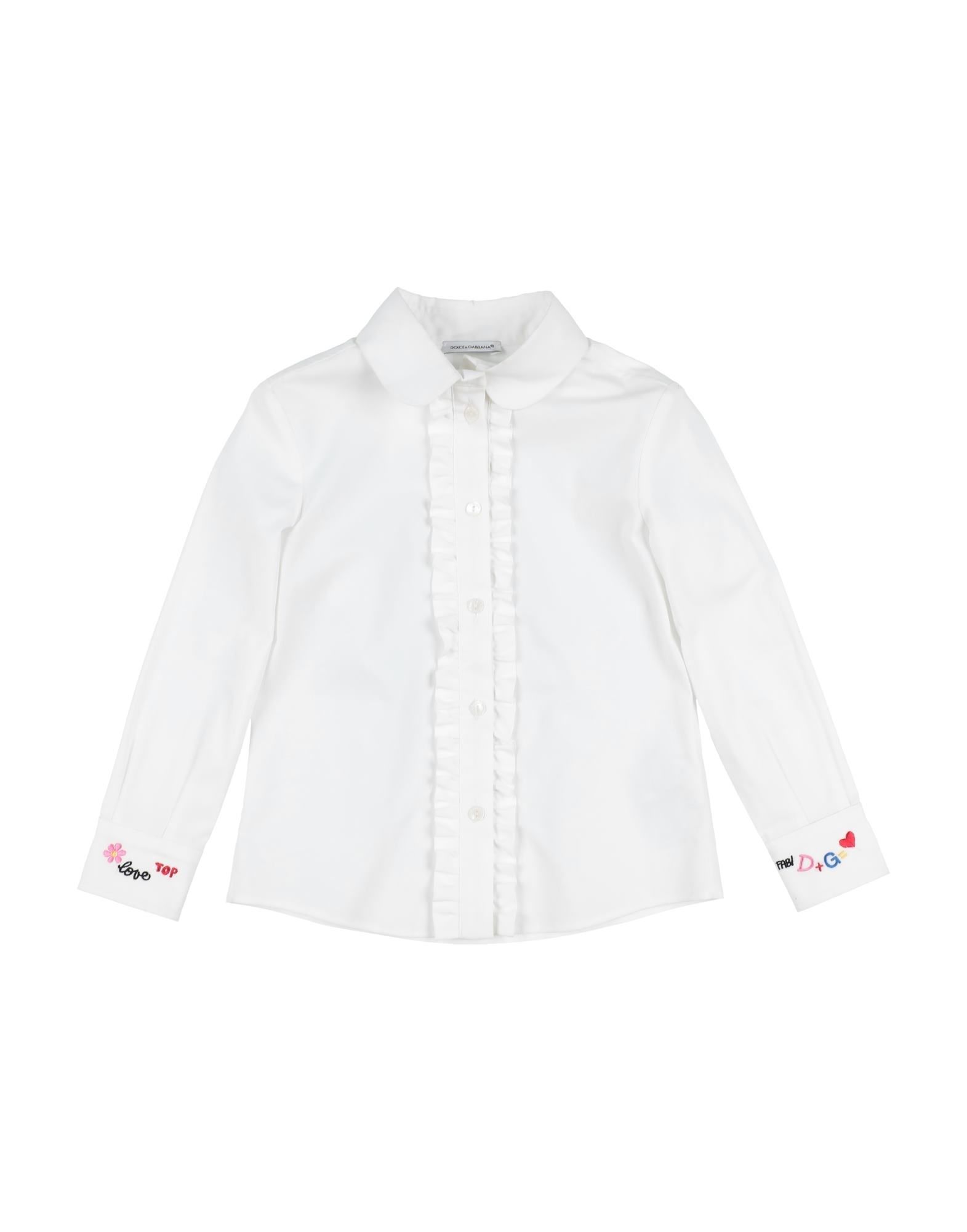 Dolce & Gabbana Kids'  Shirts In White