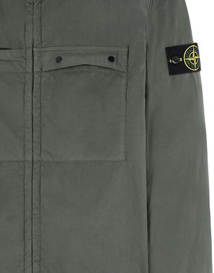 Mens stone island shirt on sale jacket