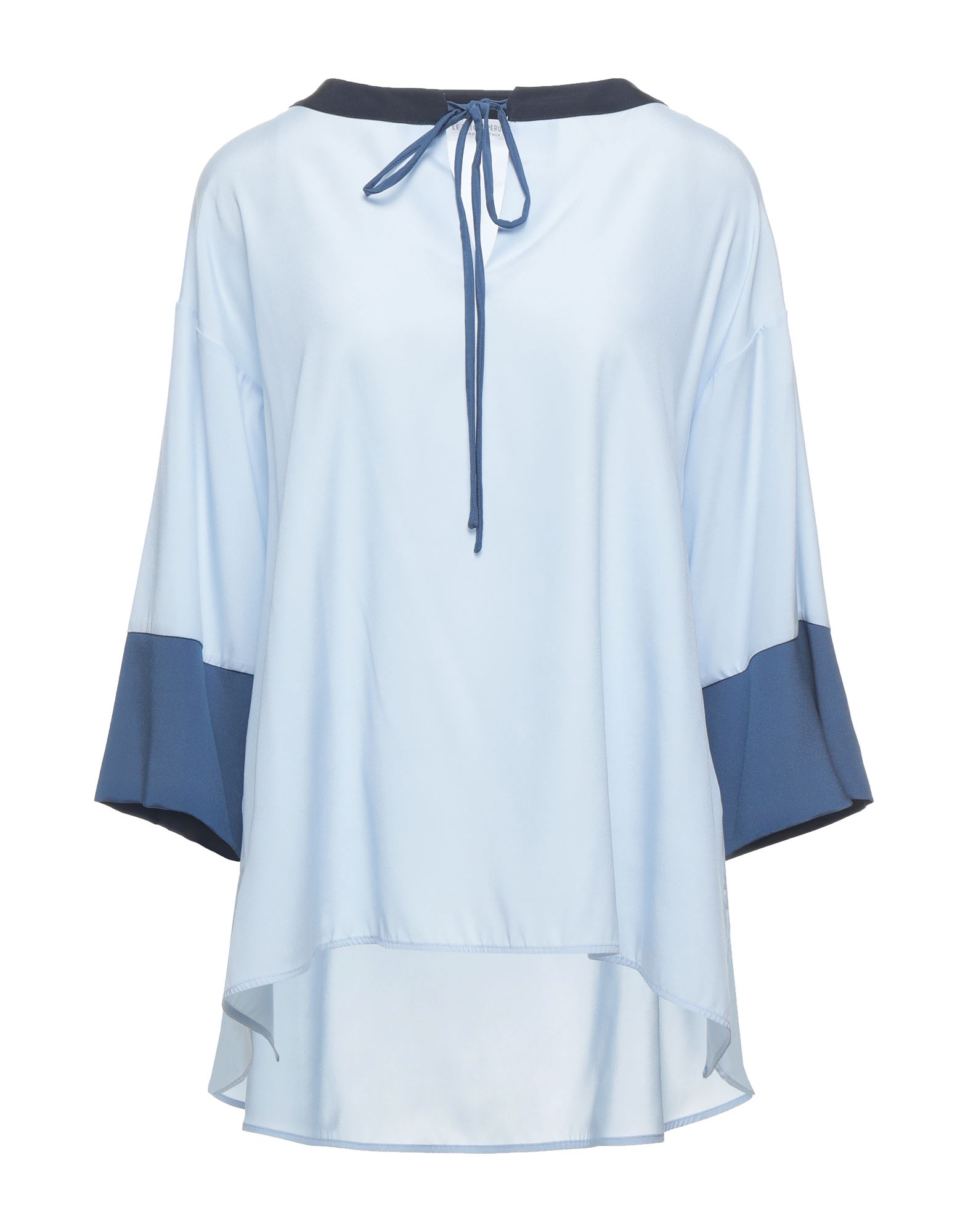 Le Tricot Perugia Blouses In Sky Blue