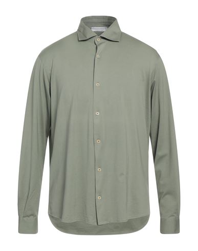 Filippo De Laurentiis Man Shirt Sage Green Size 38 Cotton