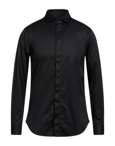Giorgio Armani Man Shirt Black Size 15 Cotton