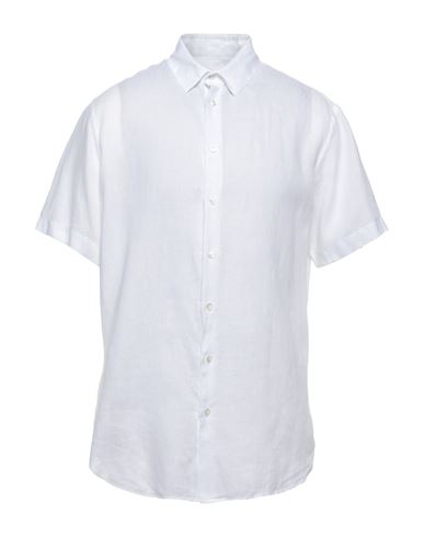 Shop Giorgio Armani Man Shirt White Size 16 Linen