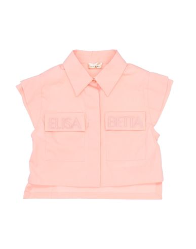 Elisabetta Franchi Babies'  Toddler Girl Shirt Salmon Pink Size 6 Cotton, Elastane
