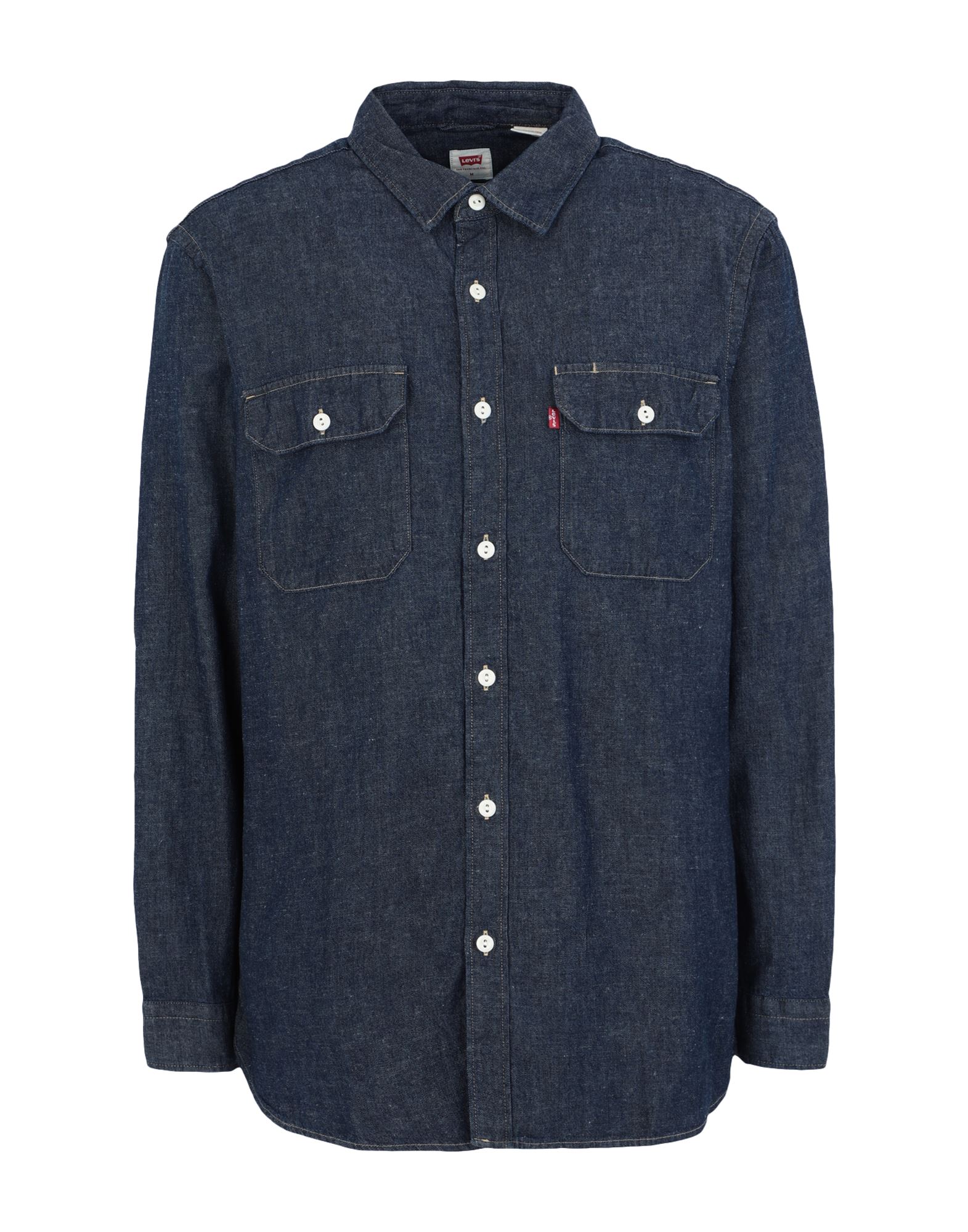 《セール開催中》LEVI' S メンズ デニムシャツ ブルー M コットン 80% / 指定外繊維（ヘンプ） 20% JACKSON WORKER DENIM SHIRT