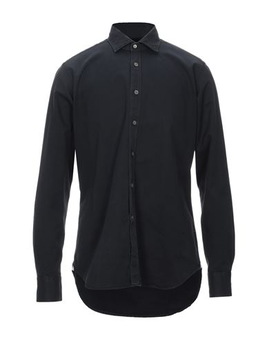 Man Shirt Black Size 15 Cotton