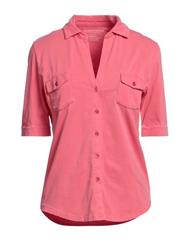 Majestic Filatures Woman Shirt Coral Size 1 Cotton, Elastane In Red