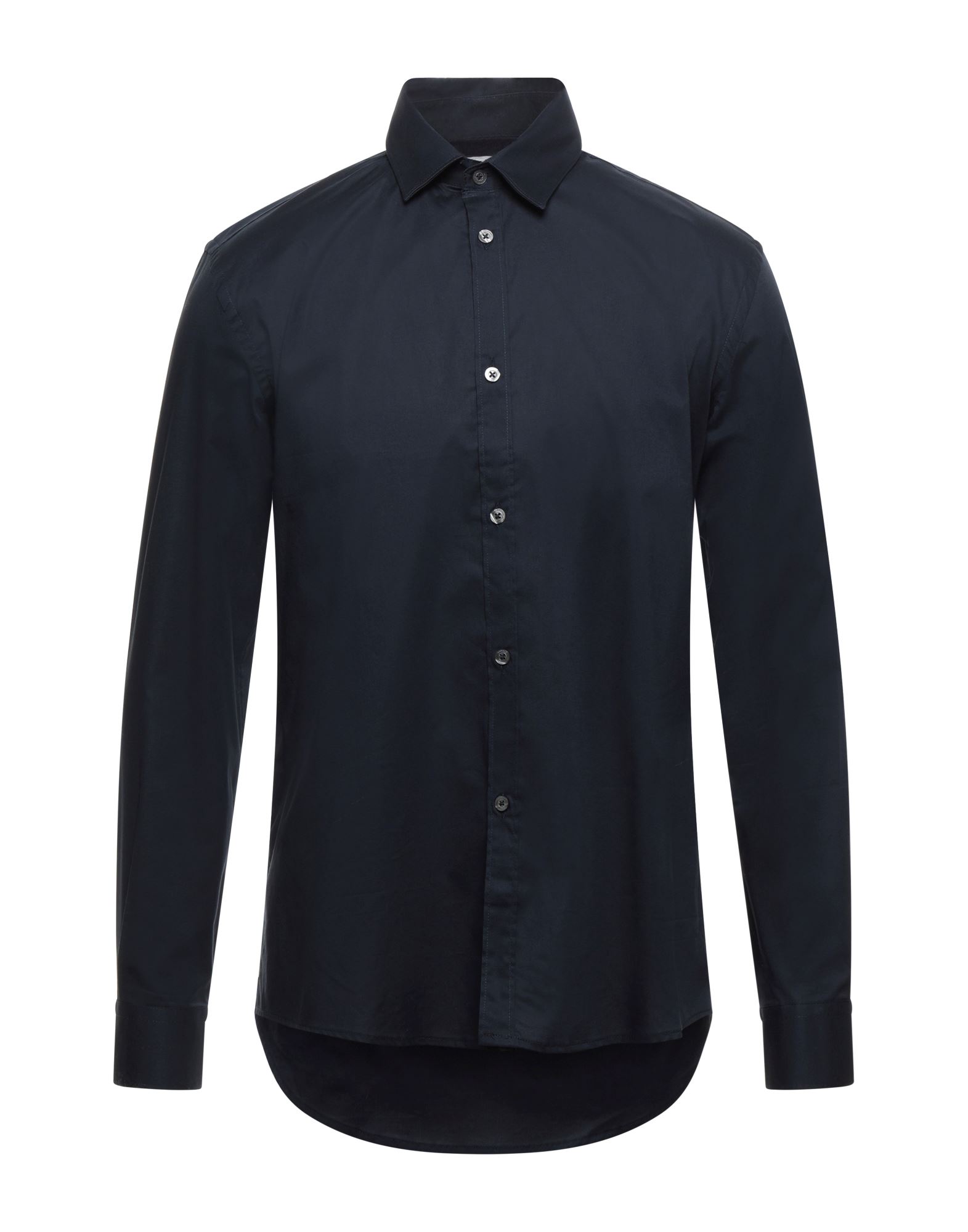 Grey Daniele Alessandrini Shirts In Dark Blue