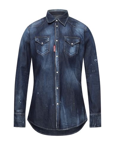 Jeanshemd Herren Blau 46 Herren