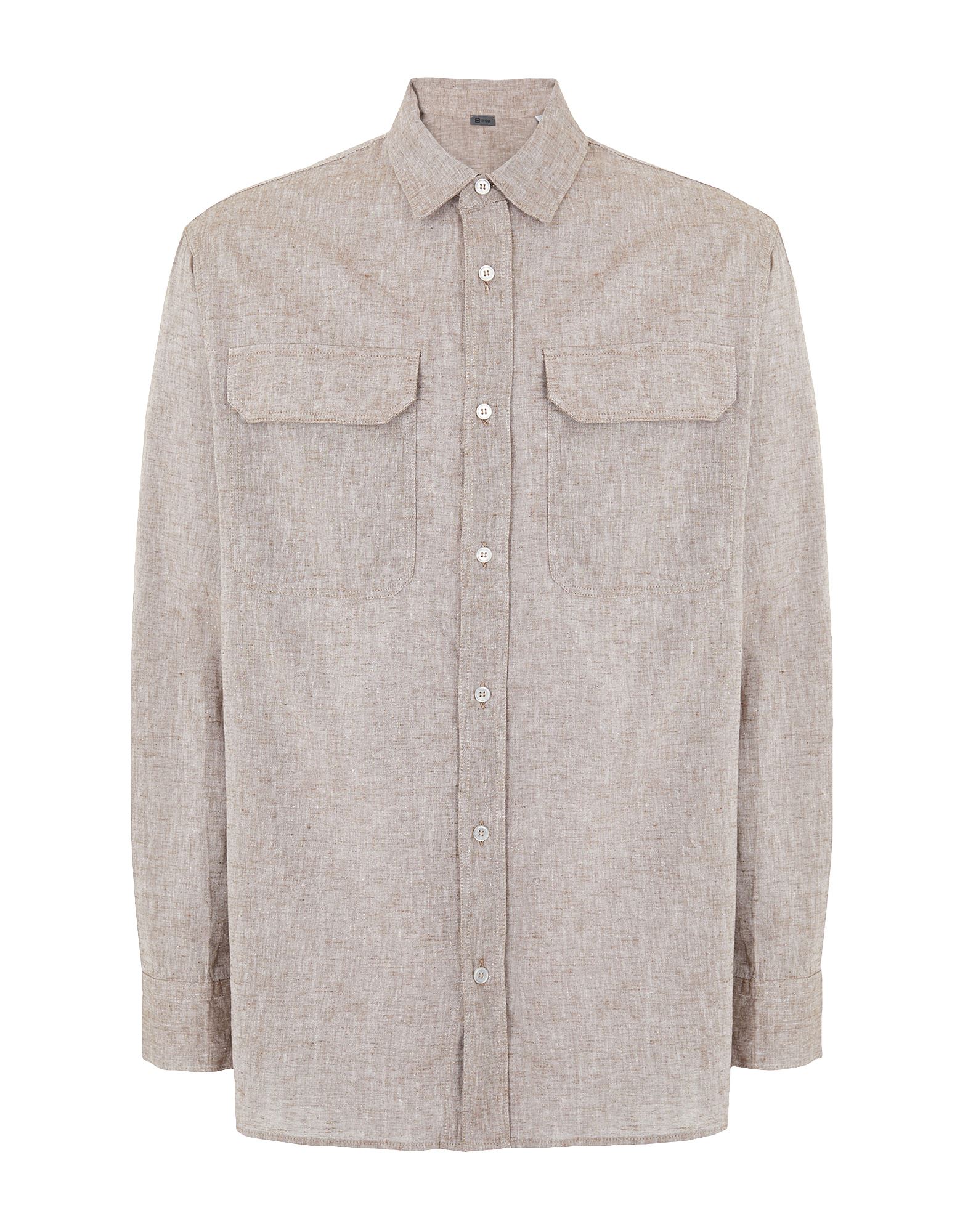 8 By Yoox Shirts In Beige