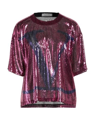 Valentino Woman Blouse Magenta Size S Polyester
