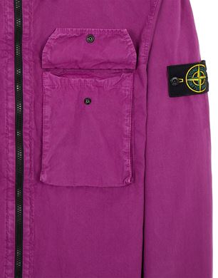 Stone island hotsell lilac overshirt