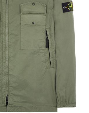 10610 STRETCH COTTON GABARDINE Over Shirt Stone Island Men 