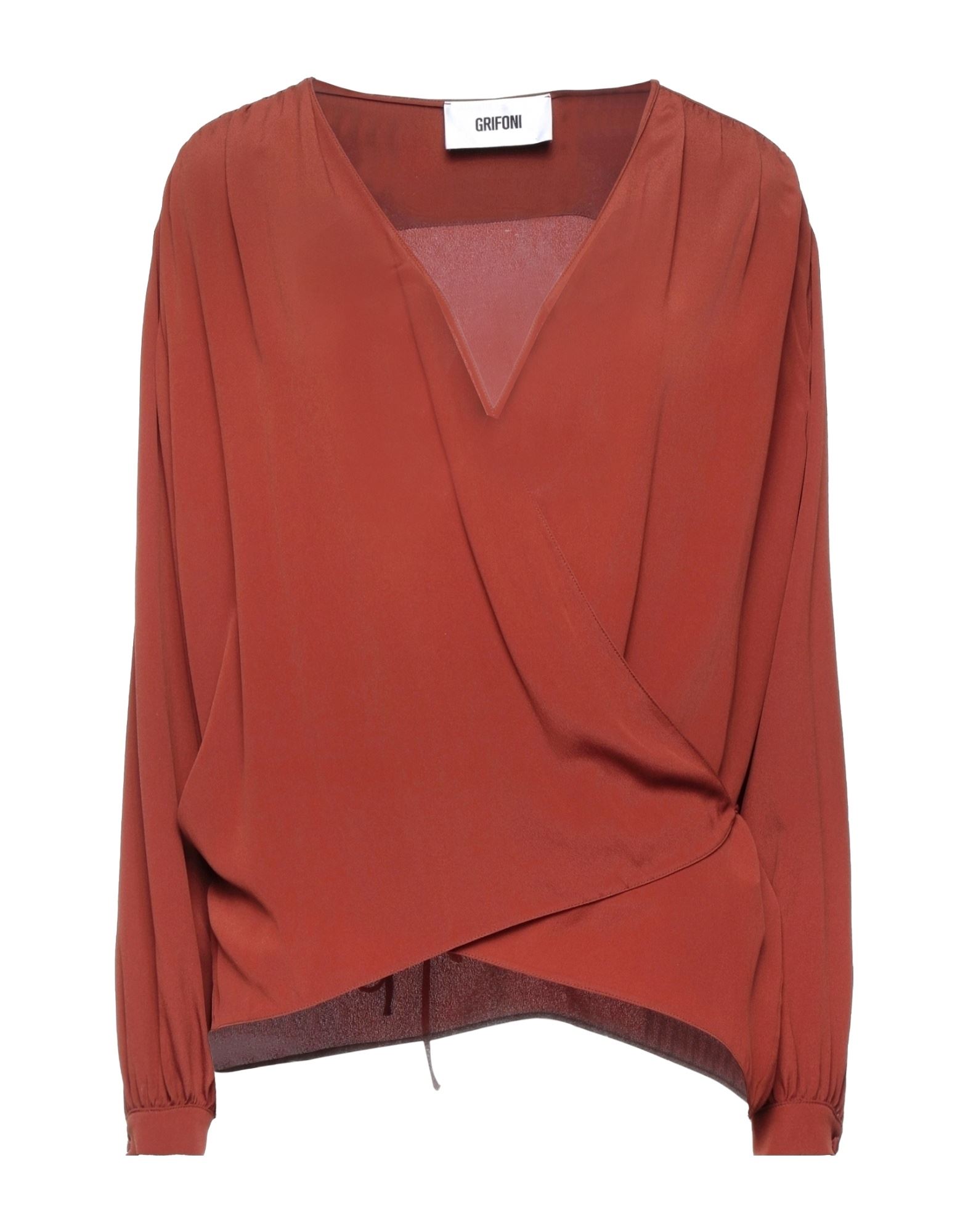 Mauro Grifoni Blouses In Brown