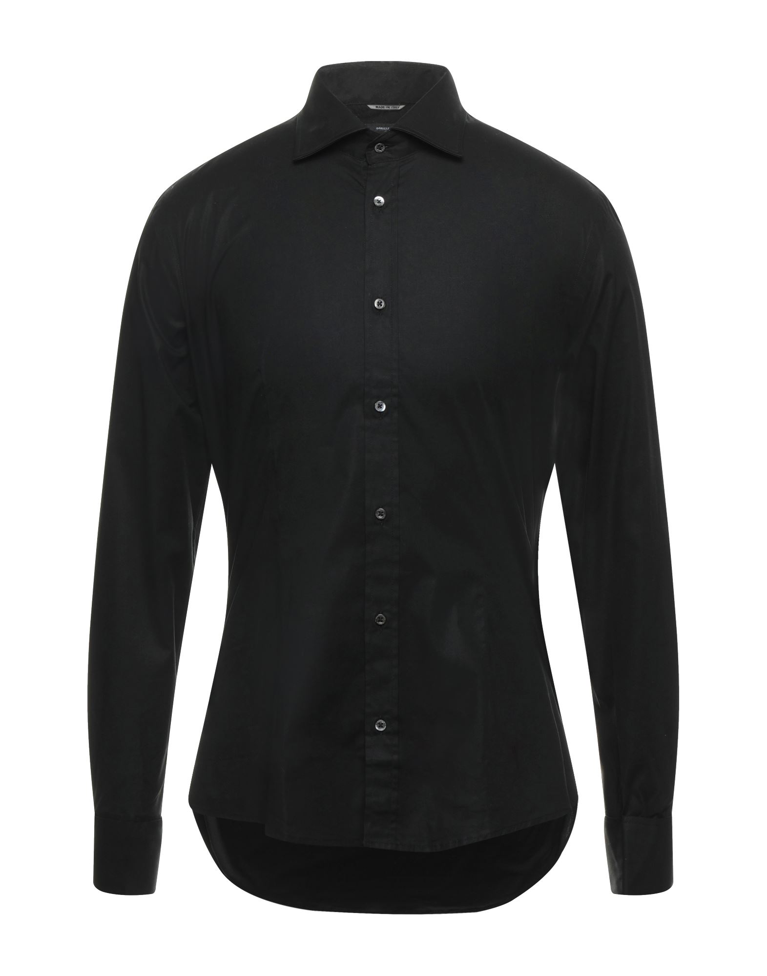 Grey Daniele Alessandrini Shirts In Black