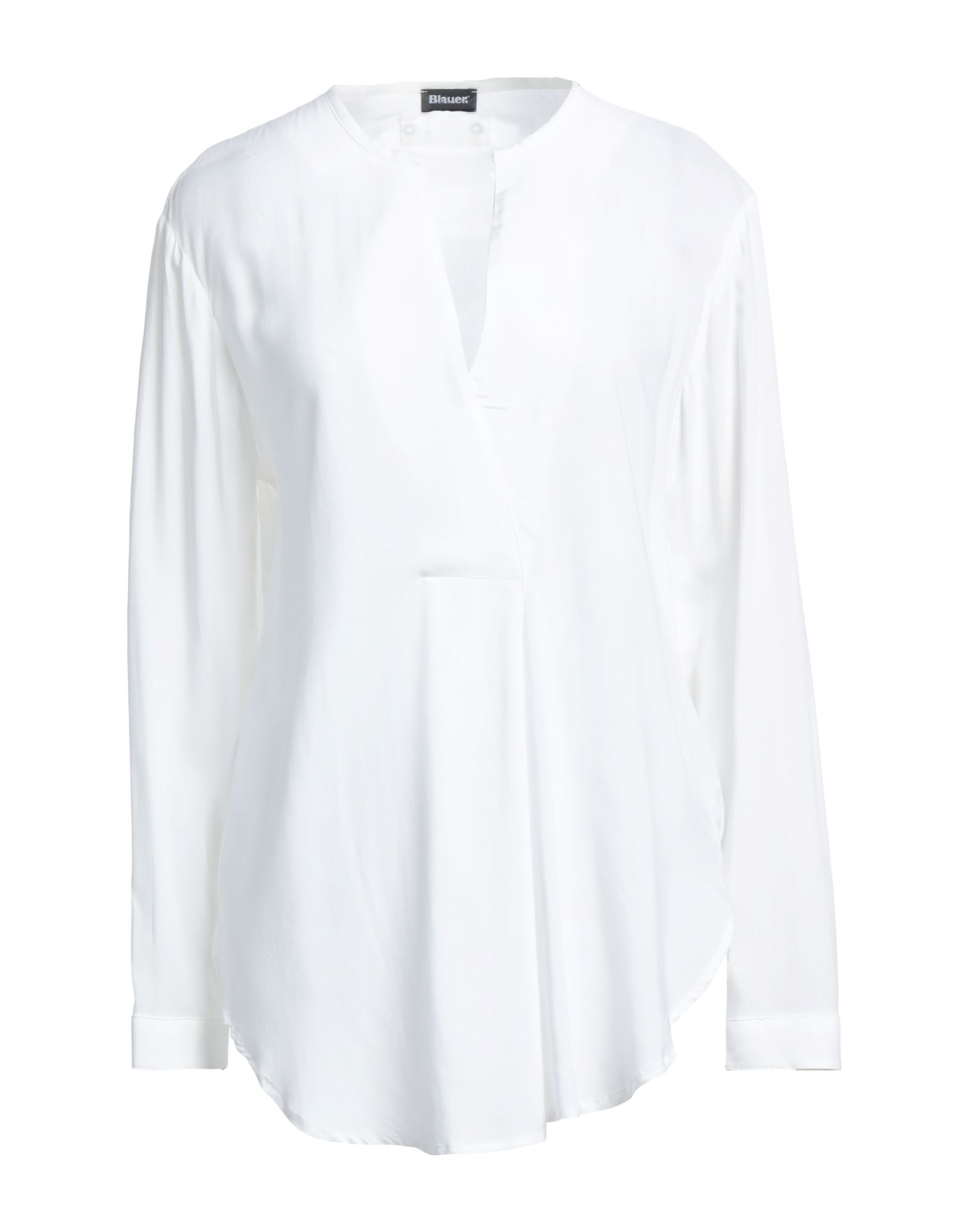Blauer Blouses In White