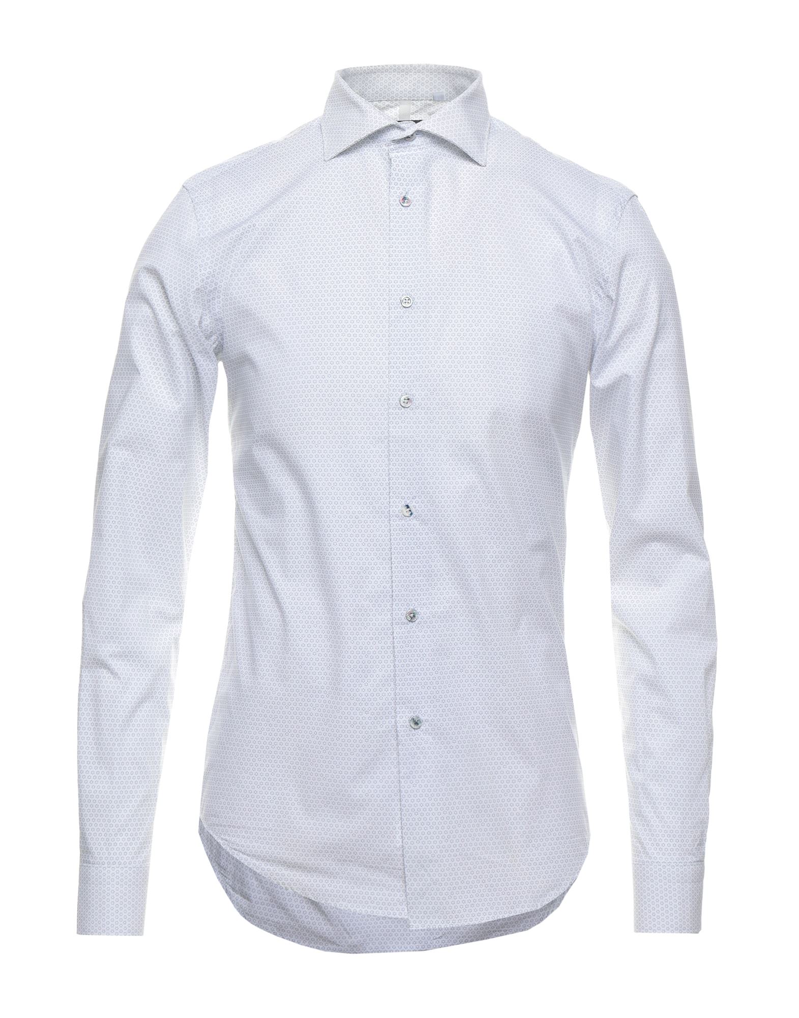 Shop Luca Bertelli Man Shirt White Size Xl Cotton