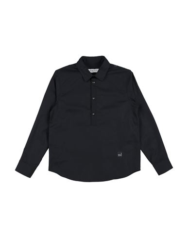 Shop Paolo Pecora Toddler Boy Shirt Black Size 4 Cotton, Elastane