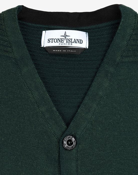 Stone Island Junior wool cardigan