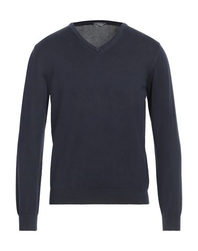 Man Sweater Blue Size 3 Cotton