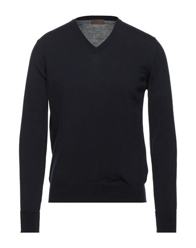 Man Sweater Grey Size 48 Wool, Lambskin