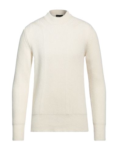 Roberto Collina Man Sweater Cream Size 38 Merino Wool In White