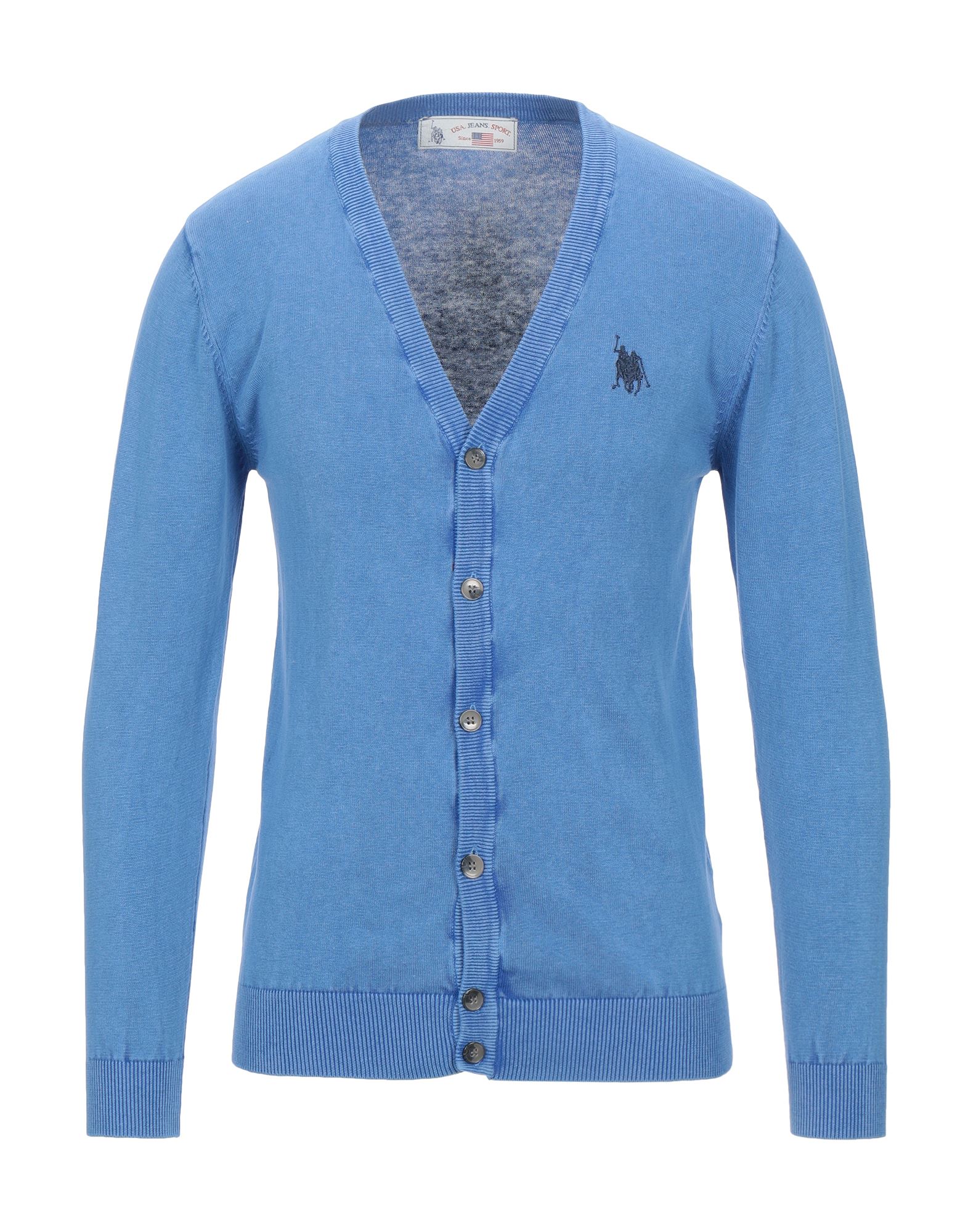 Usa.jeans.sport Usa. Jeans. Sport Cardigans In Blue