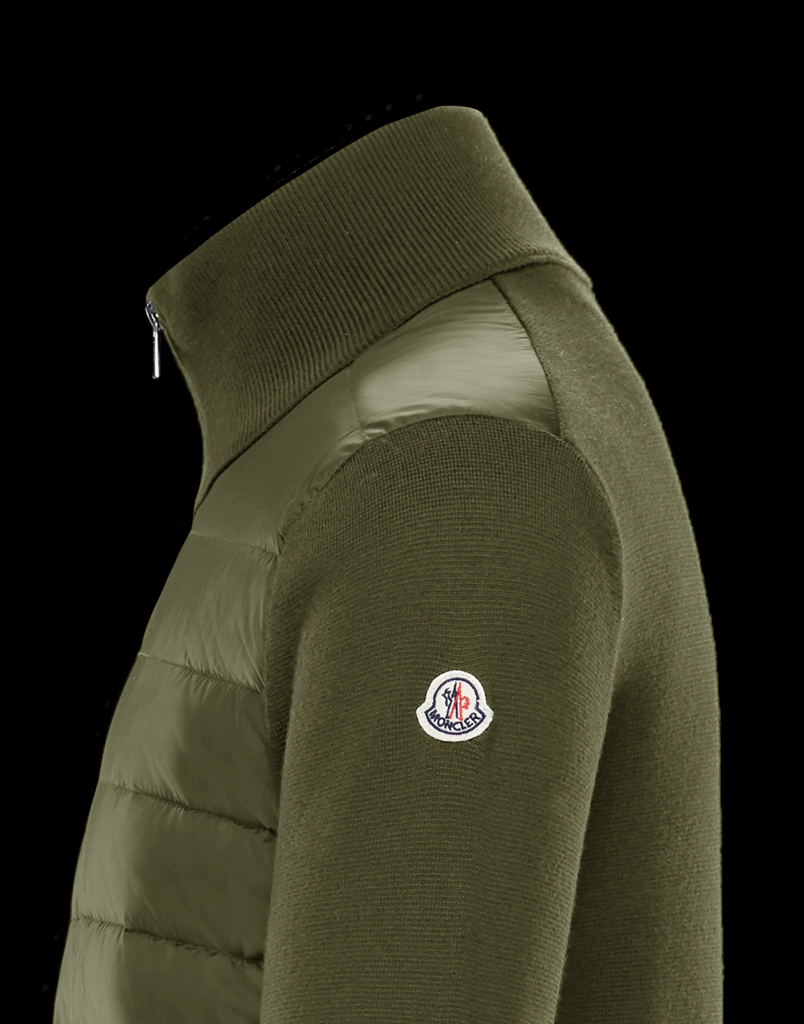moncler cardigan dark blue