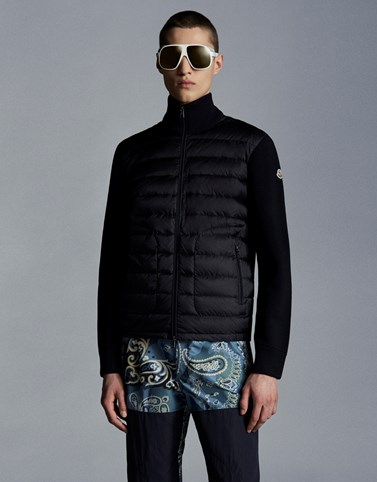 moncler cardigan navy