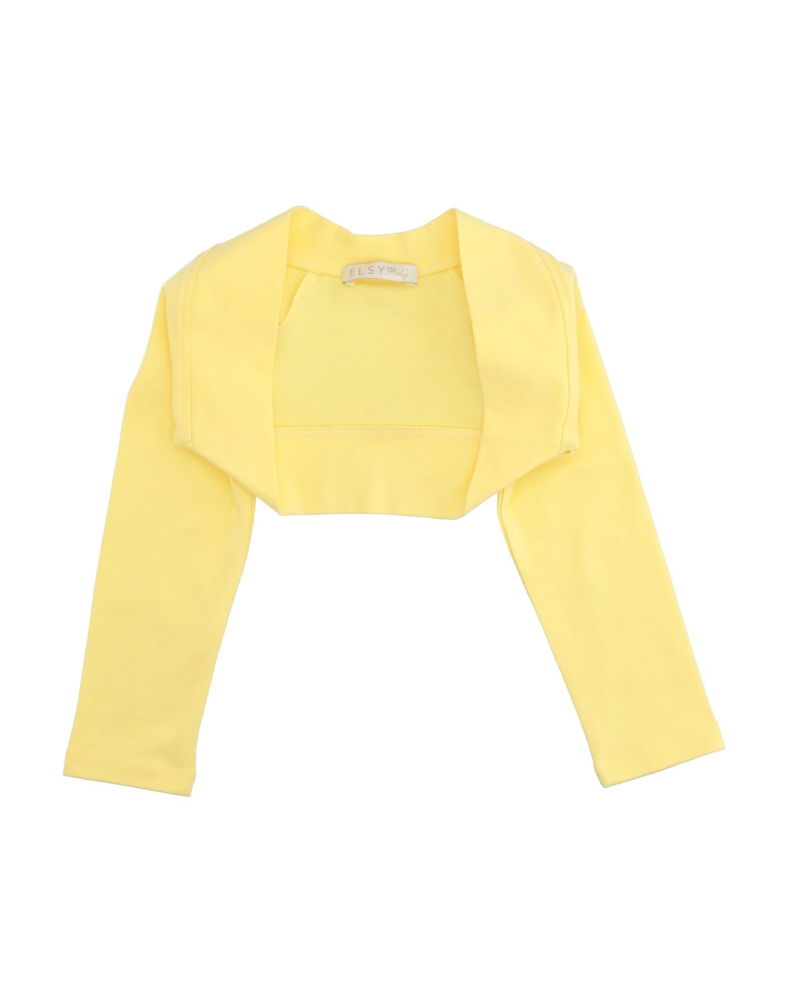 Elsy Kids' Wrap Cardigans In Yellow