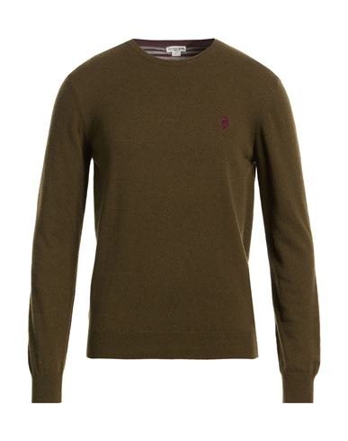 Pullover Herren Militärgrün L Herren
