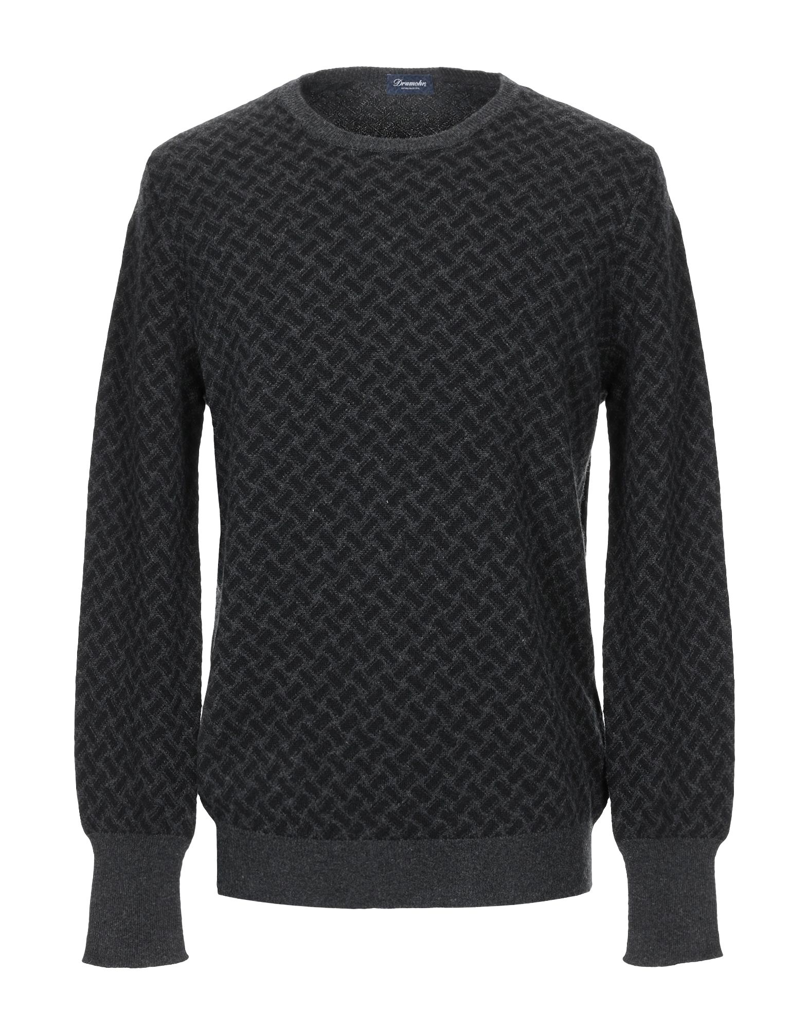 Drumohr Sweaters In Steel Grey