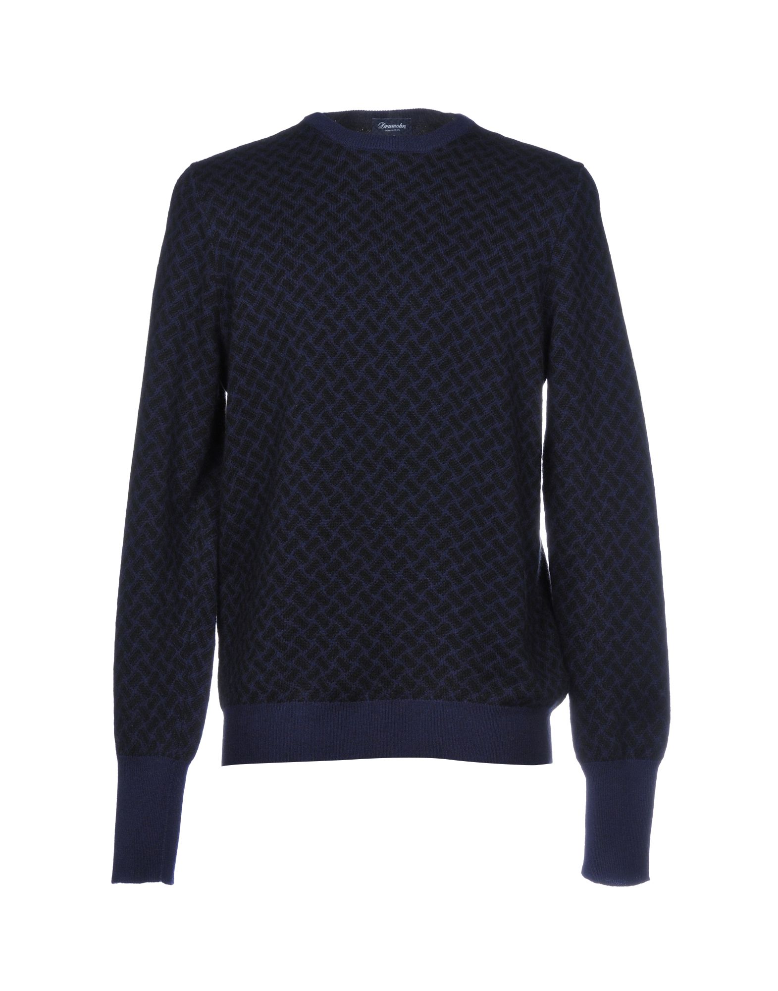 Drumohr Cashmere Blend In Dark Blue