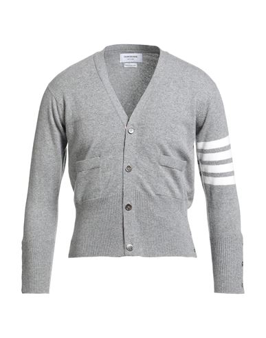 Thom Browne Woman Cardigan Light Grey Size 00 Cashmere