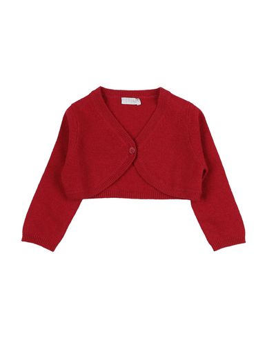 Il Gufo Babies'  Newborn Girl Cardigan Red Size 3 Merino Wool, Viscose, Polyamide, Cashmere