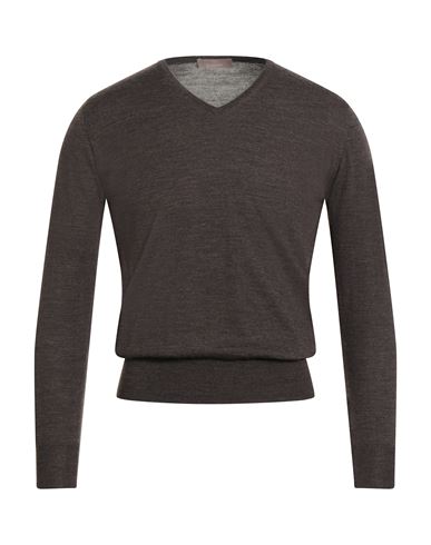 Man Sweater Charcoal Size 36 Wool