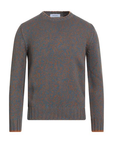 Gran Sasso Man Sweater Slate Blue Size 40 Virgin Wool In Blue