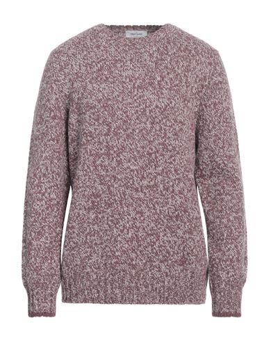 Gran Sasso Man Sweater Mauve Size 44 Virgin Wool In Purple
