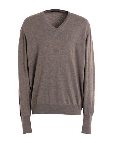 Man Sweater Light grey Size 44 Merino Wool
