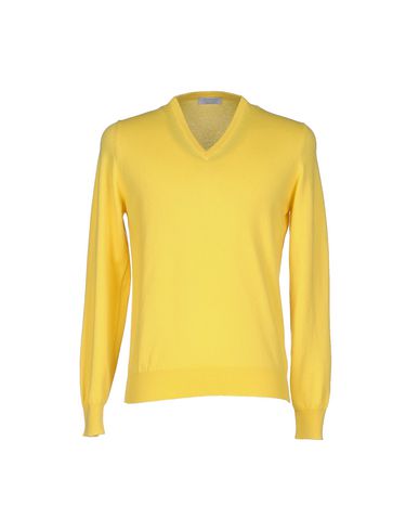 Shop Gran Sasso Man Sweater Yellow Size 40 Cashmere
