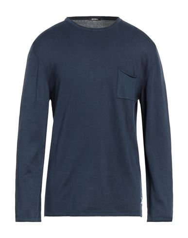 Officina 36 Man Sweater Midnight Blue Size Xxl Cotton